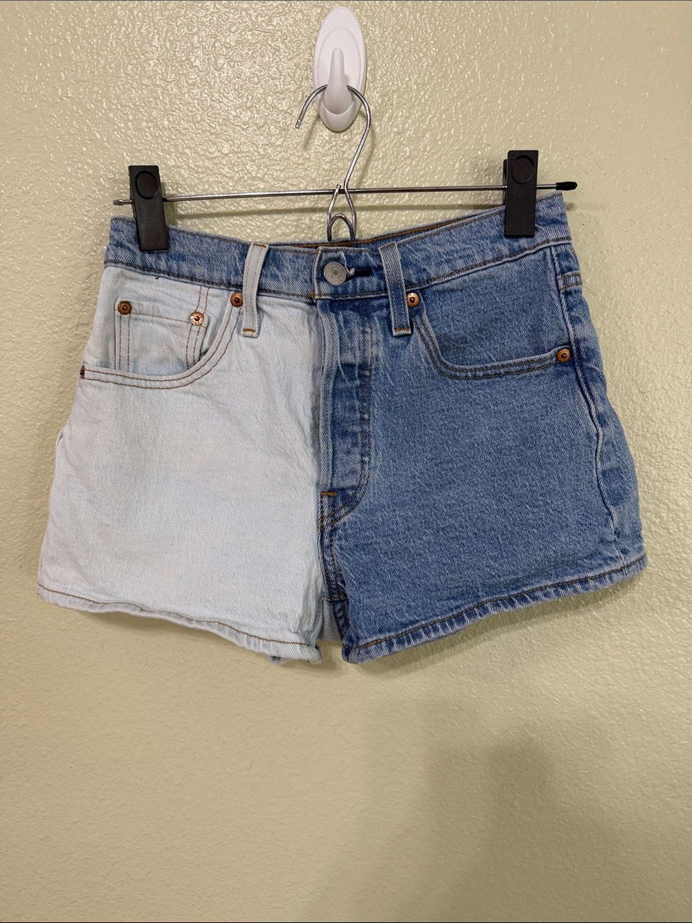 Levi’s 501 Two Tone Denim Shorts